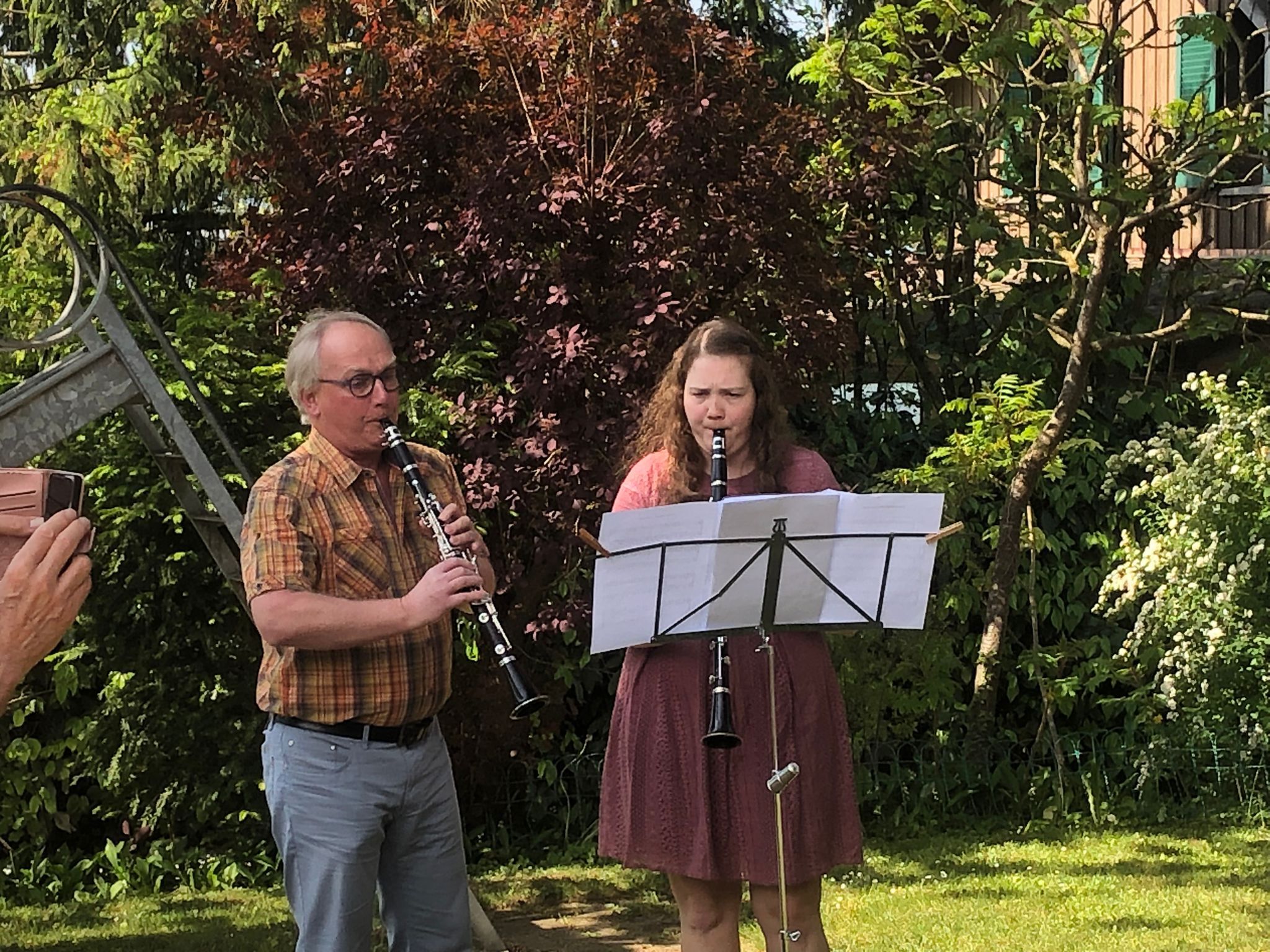 Klarinetten-Duo Thesi und Peter